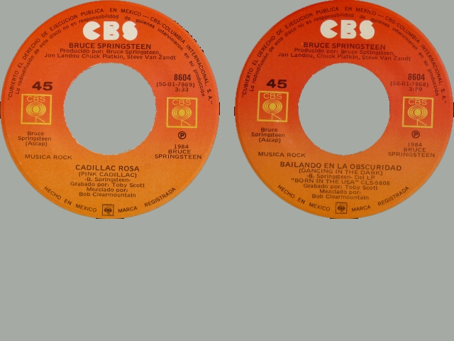 Bruce Springsteen - DANCING IN THE DARK / PINK CADILLAC